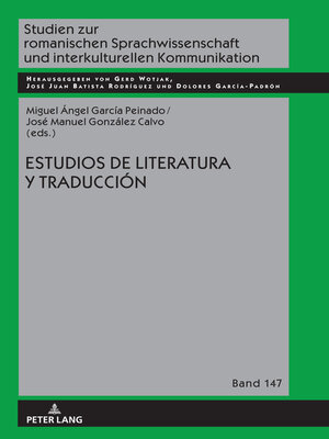 cover image of Estudios de literatura y traducción